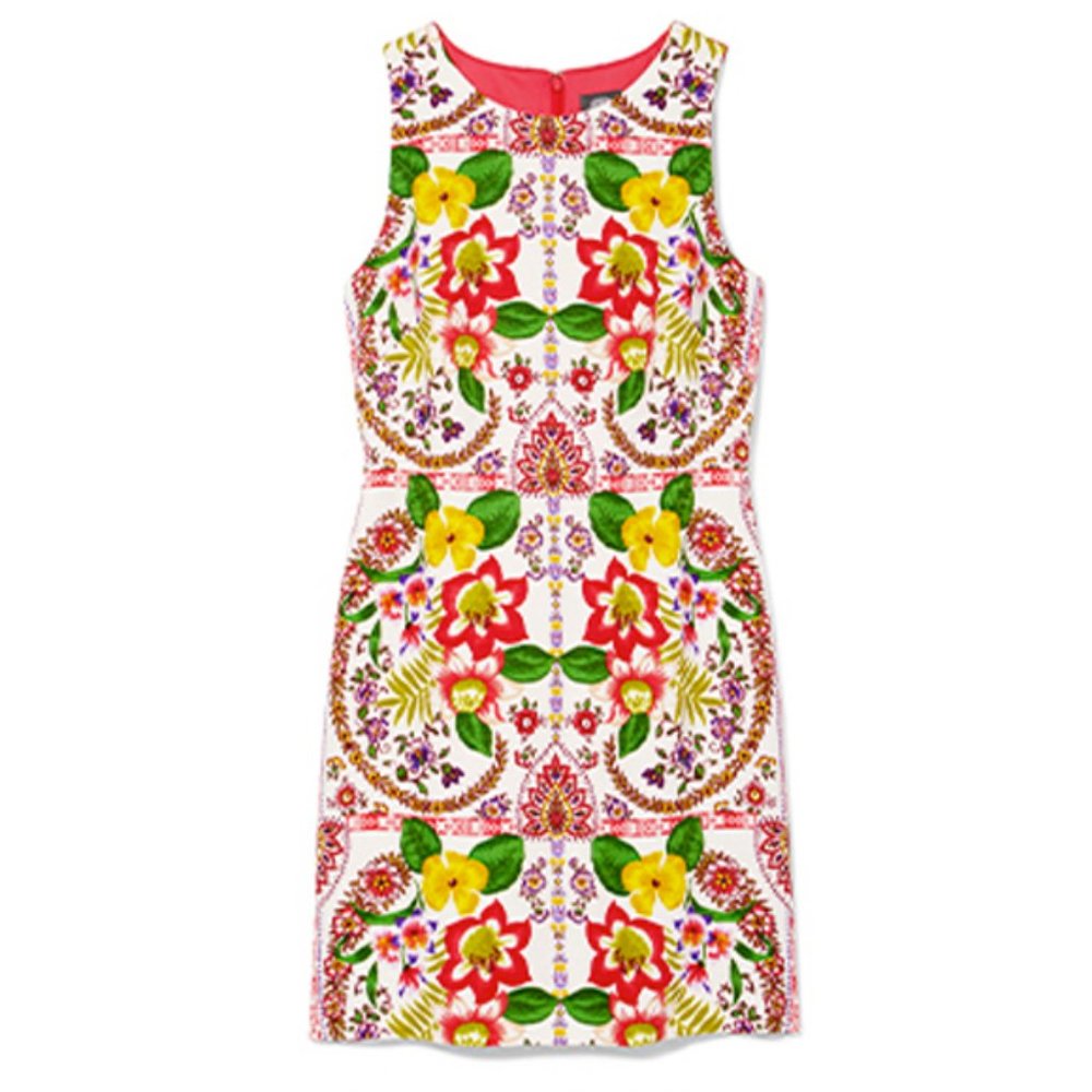 Vince Camuto Tapestry Print Sheath Dress - Picture 2 of 4